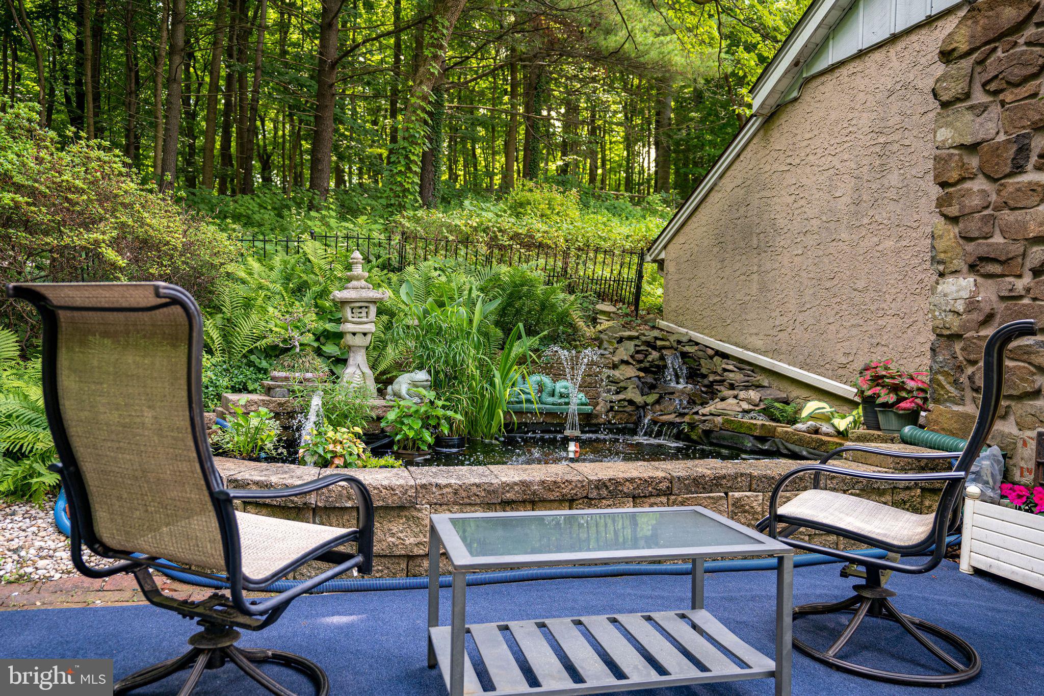 24 Meitzler Road Bechtelsville, PA 19505 - Photo 31 of 32 Coy pond with fountain and waterfall