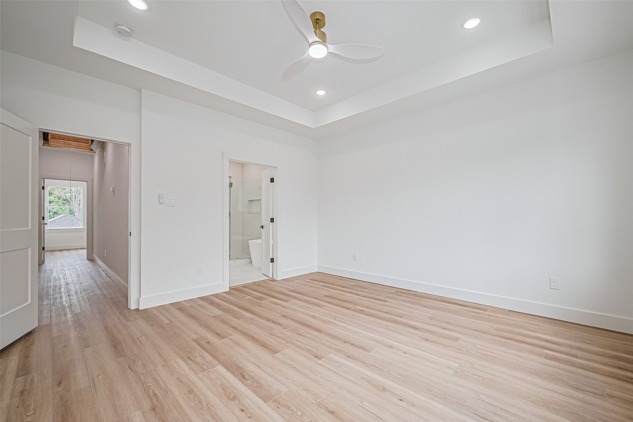 6023 Maybell Street Houston, TX 77091 - Photo 24 of 37 a view of empty room with wooden floor