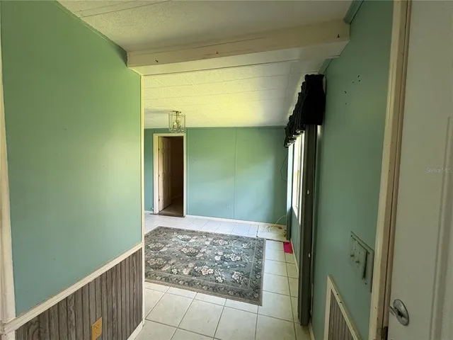 a view of front door