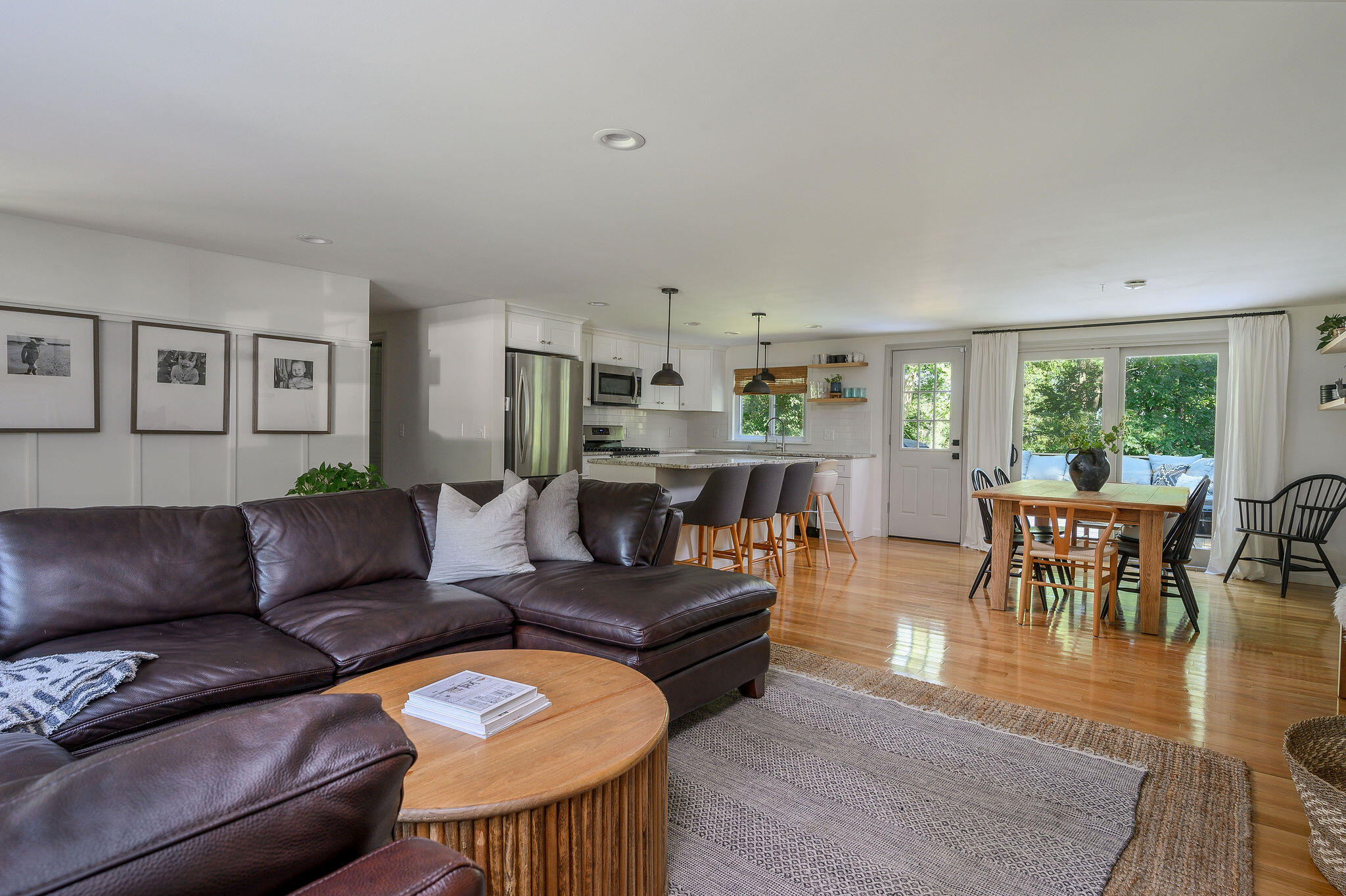 13 Crowell Road Sandwich, MA 02563 - Photo 5 of 33 a living room with furniture and a wooden floor
