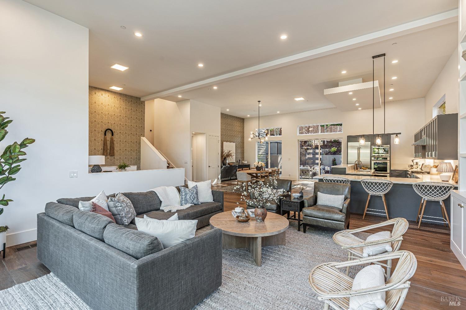 16 Manor Road Kentfield, CA 94904 - Photo 1 of 1 a living room with furniture kitchen and a table