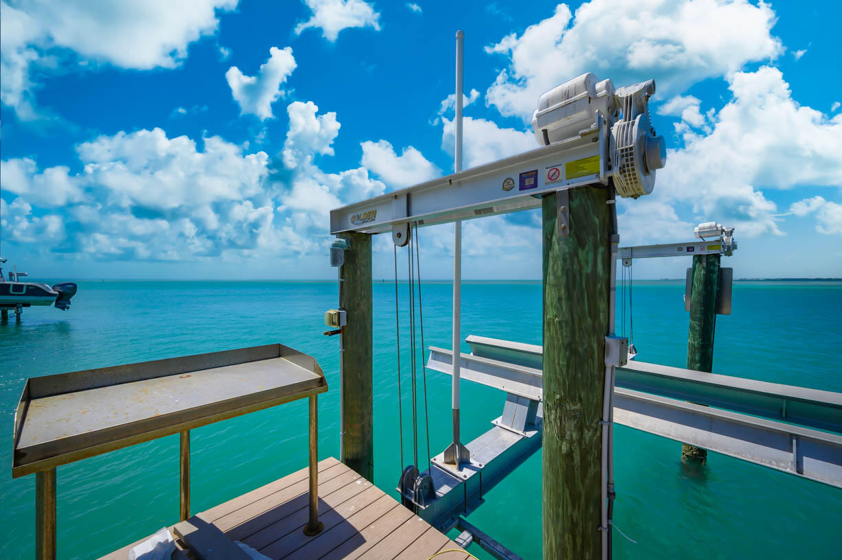 205 15th Circle Key Colony Beach, FL 33051 - Photo 82 of 101 Boat Lift and Fillet Station