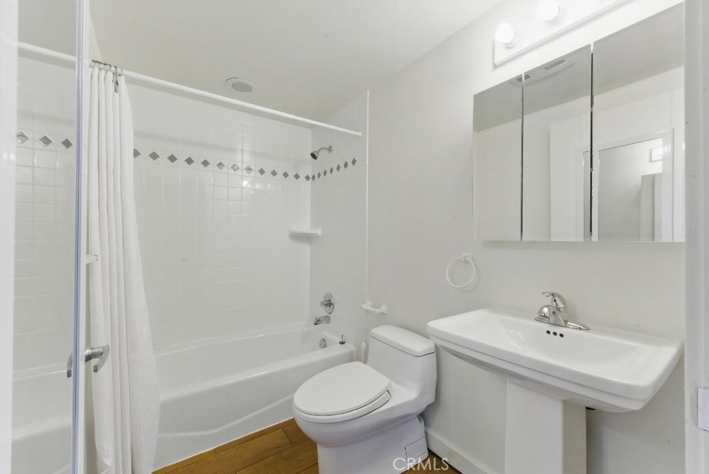 2501 Barrymore Drive Malibu, CA 90265 - Photo 48 of 54 a bathroom with a sink toilet and shower