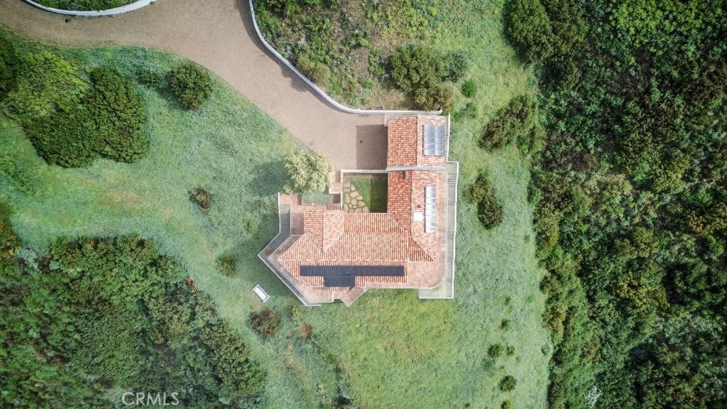 2501 Barrymore Drive Malibu, CA 90265 - Photo 52 of 54 an aerial view of a house with outdoor space