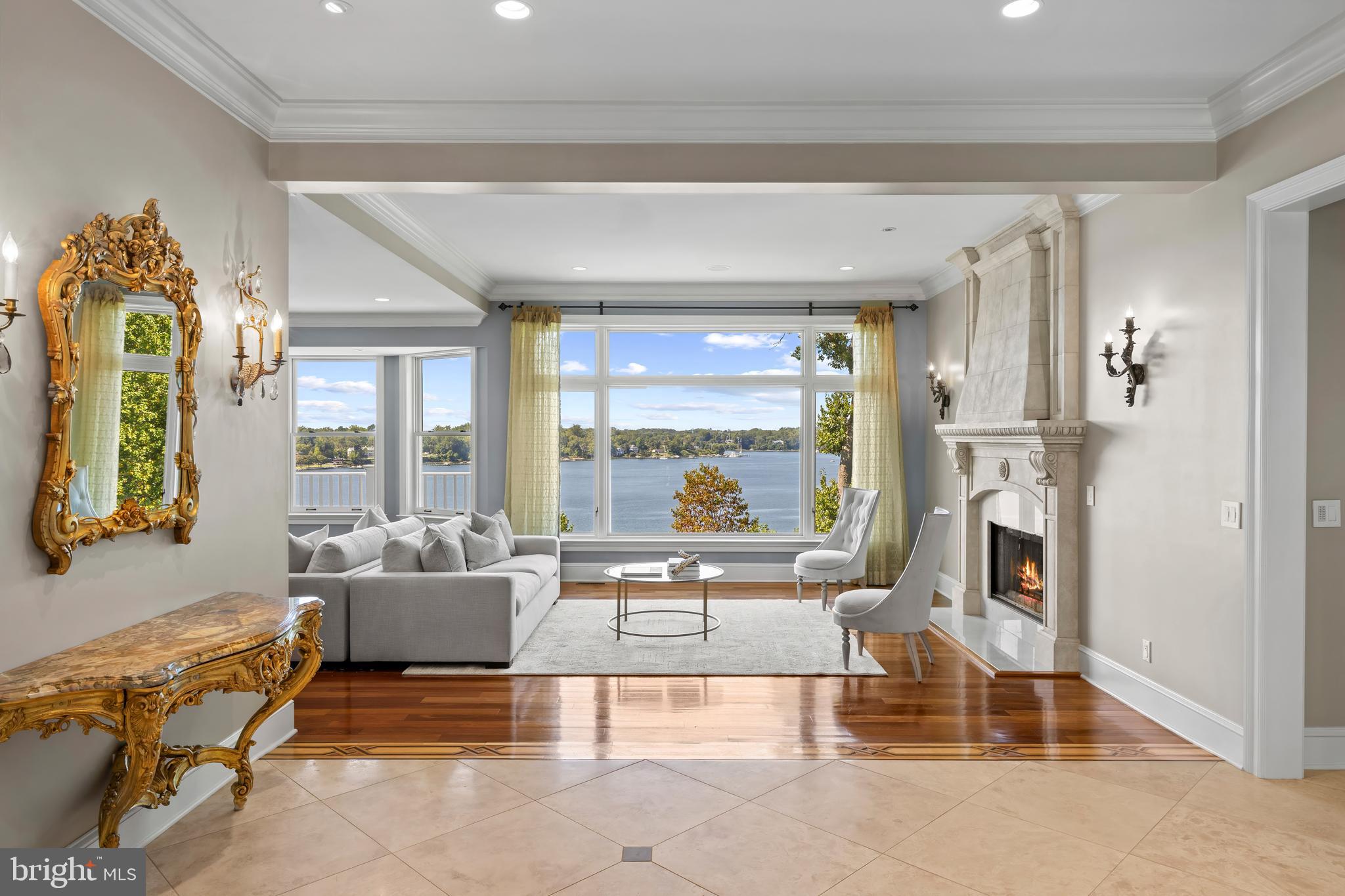 1900 Carrollton Road Annapolis, MD 21409 - Photo 11 of 50 Living room overlooking the Severn River