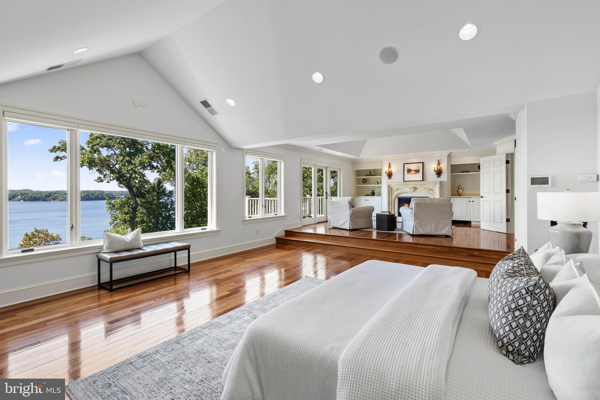 1900 Carrollton Road Annapolis, MD 21409 - Photo 28 of 50 Primary bedroom with vaulted ceilings