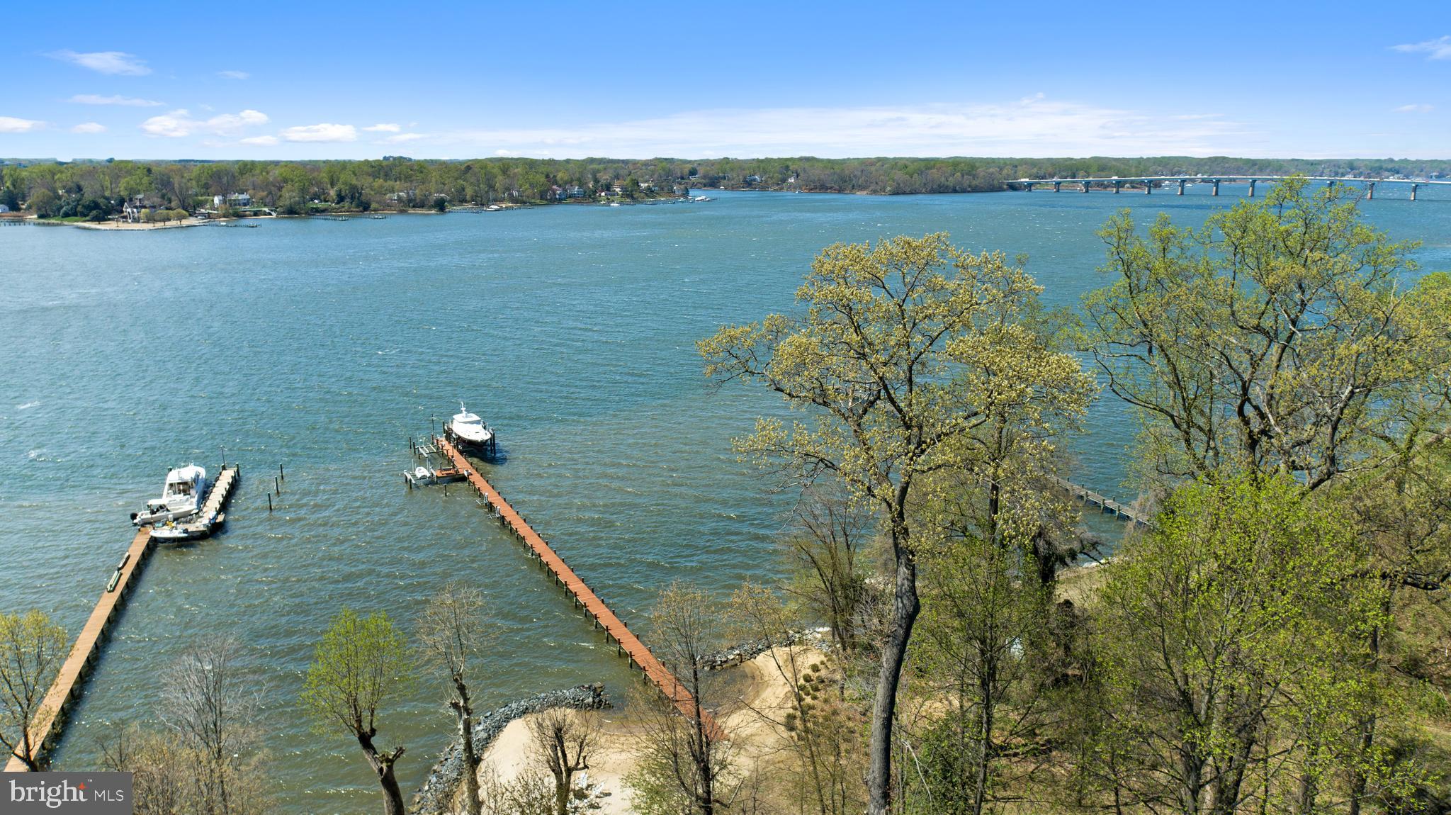 1900 Carrollton Road Annapolis, MD 21409 - Photo 7 of 50 Private pier with road to water's edge
