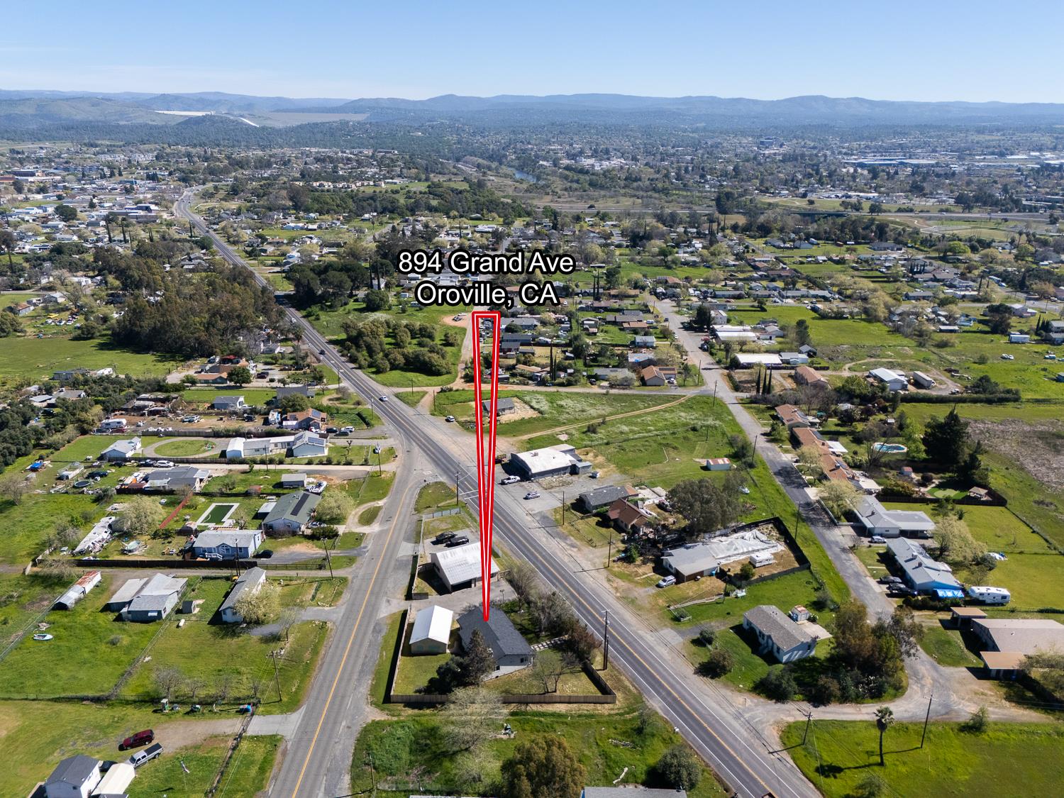 894 Grand Oroville, CA 95965 - Photo 36 of 49 an aerial view of a city
