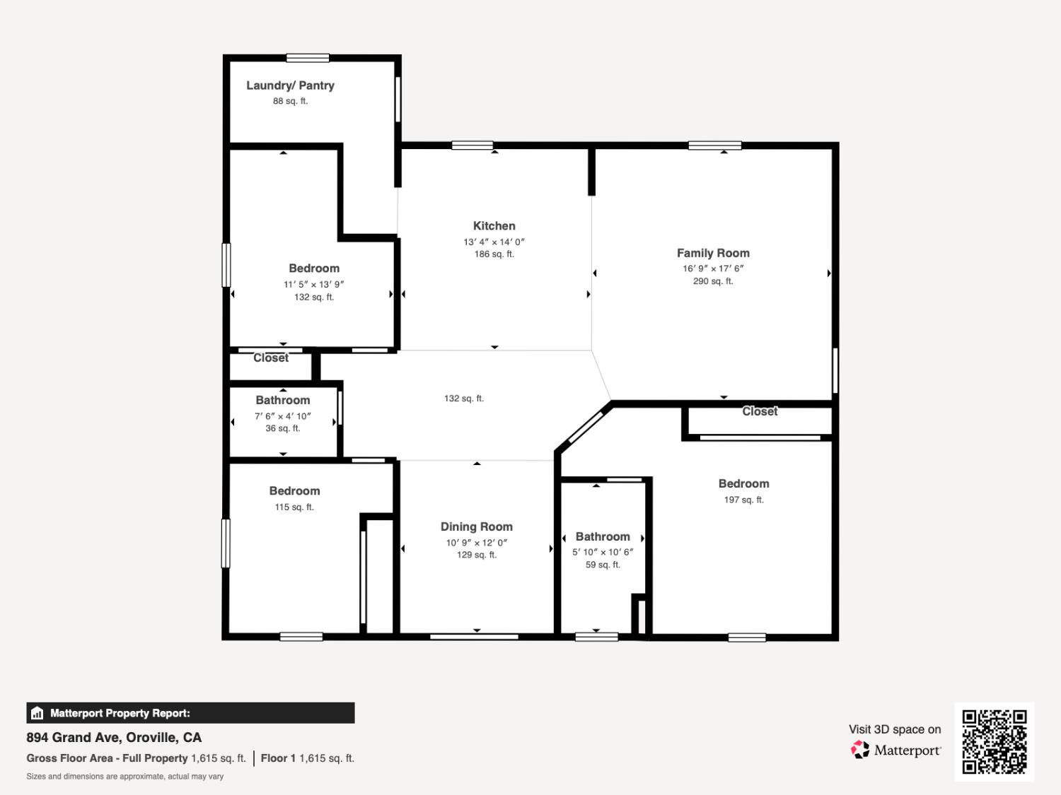 894 Grand Oroville, CA 95965 - Photo 49 of 49 a picture of a floor plan