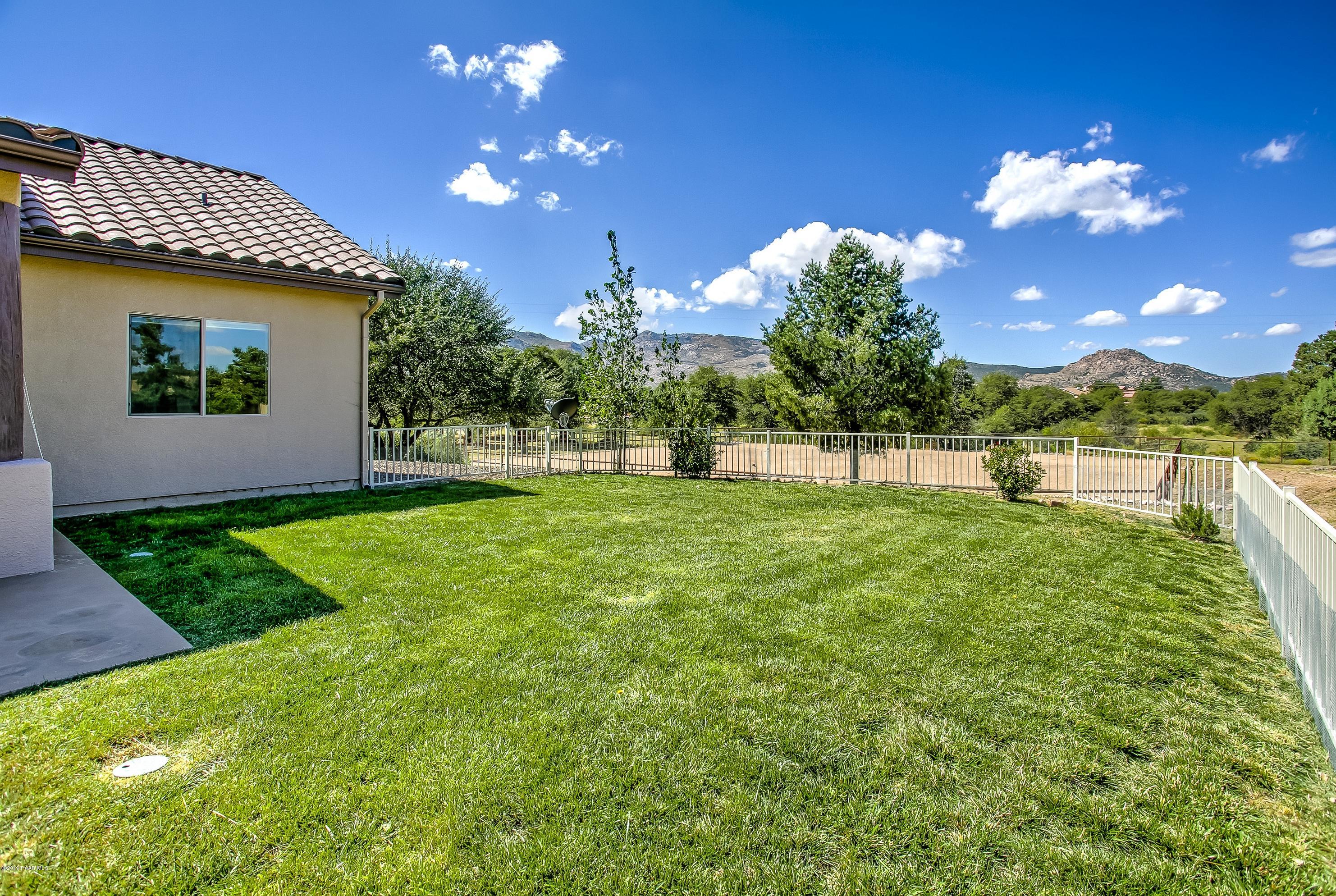 3280 Black Jack Ridge Road Prescott, AZ 86305 - Photo 20 of 33 Fenced Backyard