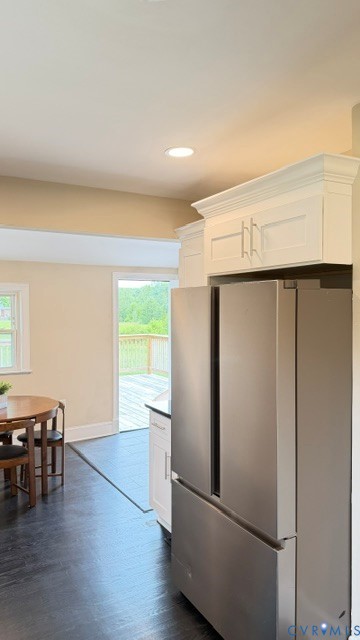 4337 Three Chopt Road Gum Spring, VA 23065 - Photo 8 of 23 Stainless steel refrigerator with custom white cab