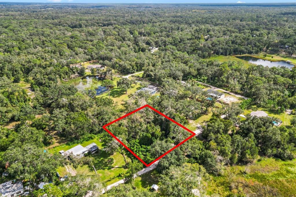 122 Southwest 42nd Terrace Webster, FL 33597 - Photo 2 of 2 an aerial view of residential houses with outdoor space and trees