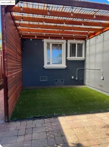 a view of outdoor space and yard