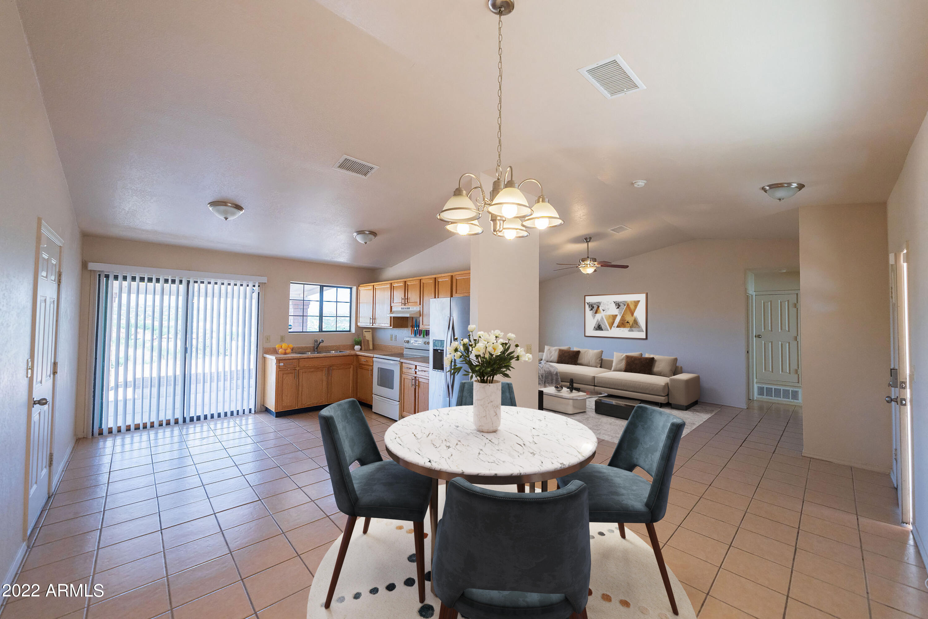 924 Via Puebla Rio Rico, AZ 85648 - Photo 4 of 34 virtually staged kitchen/dining