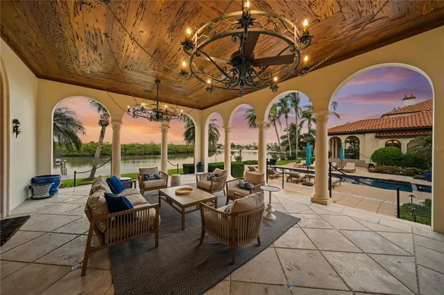 a view of an ocean and beach