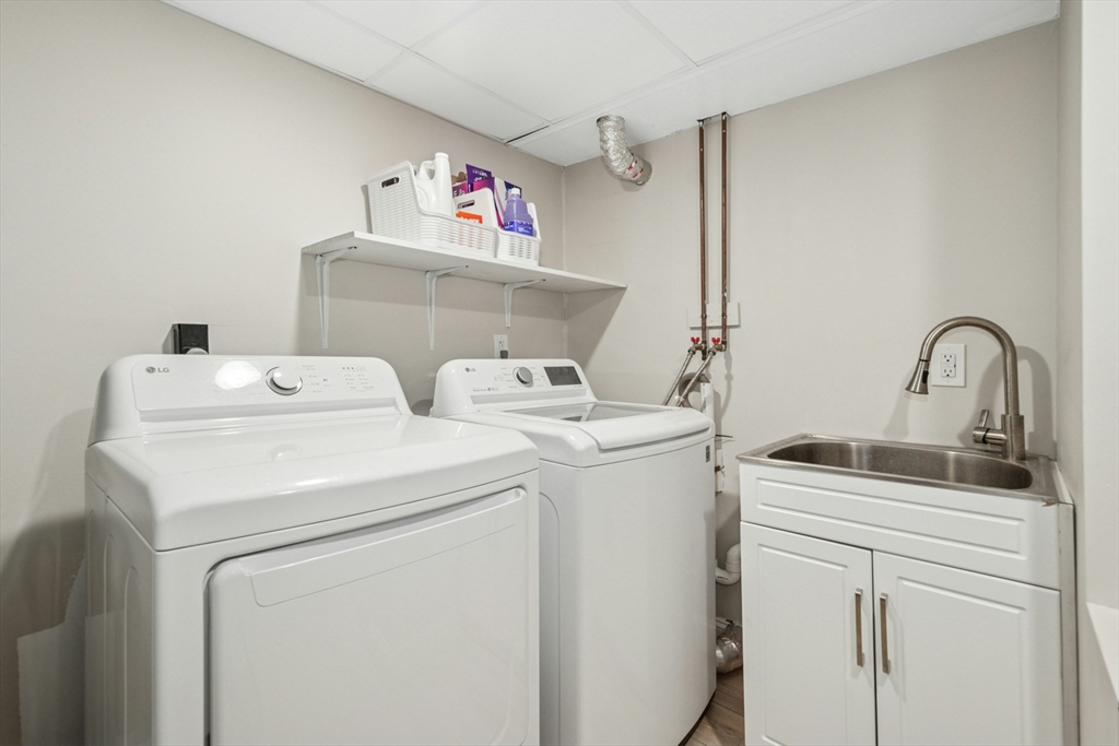 58 South Mill Street Hopkinton, MA 01748 - Photo 25 of 34 a utility room with dryer and washer