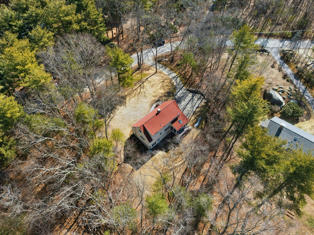 58 South Mill Street Hopkinton, MA 01748 - Photo 30 of 34 an aerial view of a house with a yard