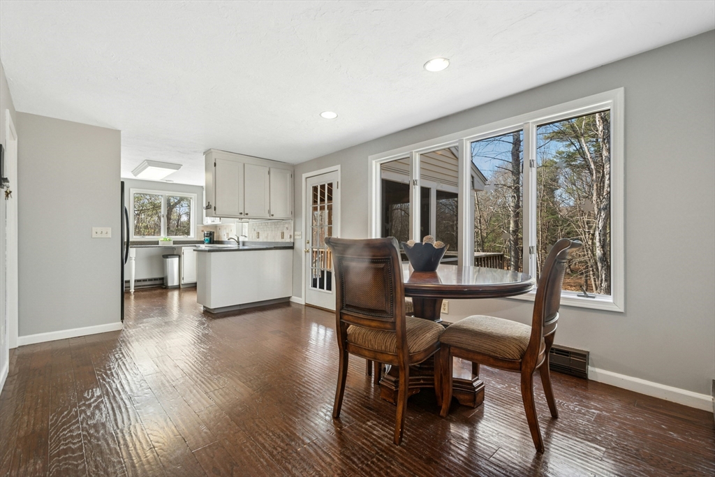 58 South Mill Street Hopkinton, MA 01748 - Photo 7 of 34 a view of a dining room with furniture window and wooden floor