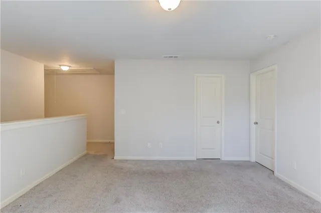 a view of an empty room