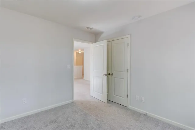 a view of an empty room