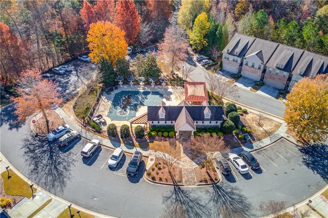 a view of outdoor seating space