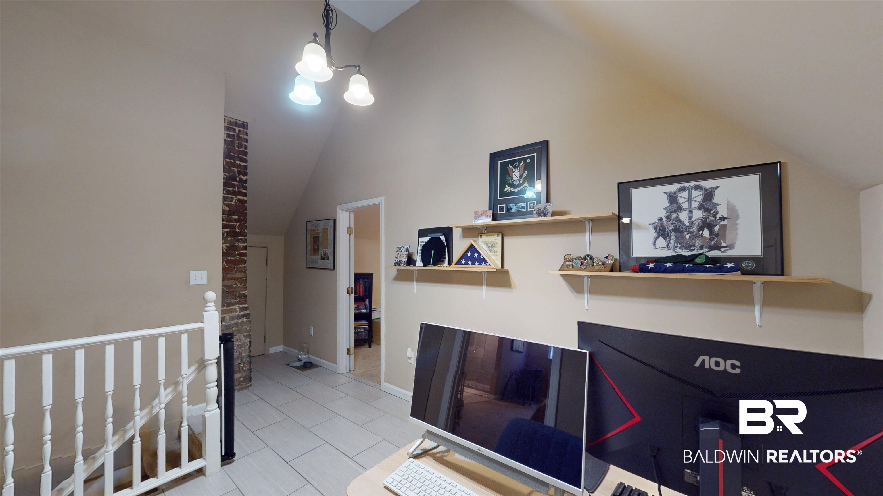 1154 New St Francis Street Mobile, AL 36604 - Photo 27 of 37 Interior space featuring baseboards and lofted ceiling
