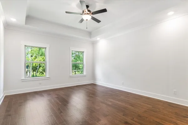 wooden floor in an empty room
