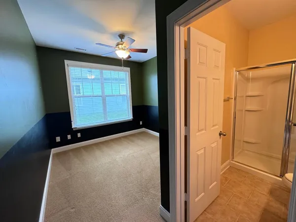 a view of an front door