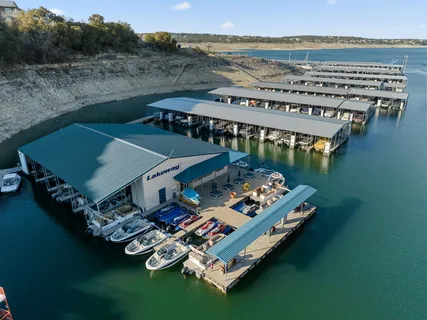 a view of a city with lawn chairs