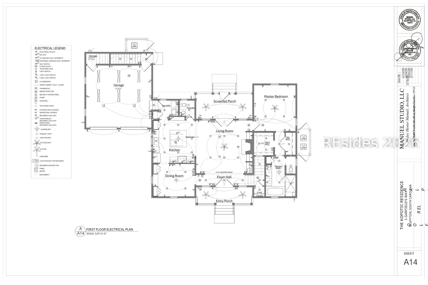 1 Garfields Way Bluffton, SC 29910 - Photo 26 of 32 approved house plans