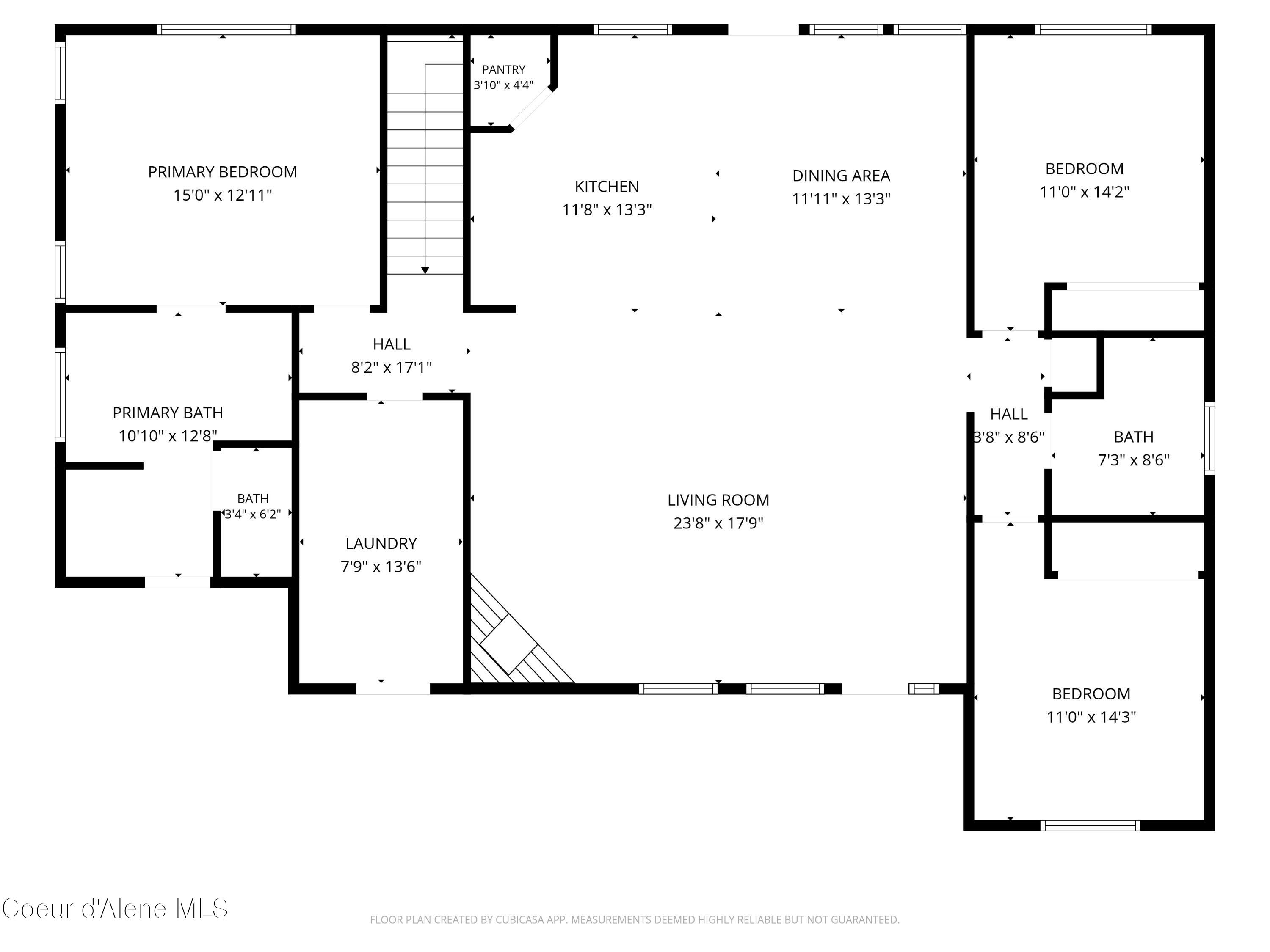 2130 East Bellamy Road Athol, ID 83801 - Photo 57 of 57 Floor Plan 2 Main Floor