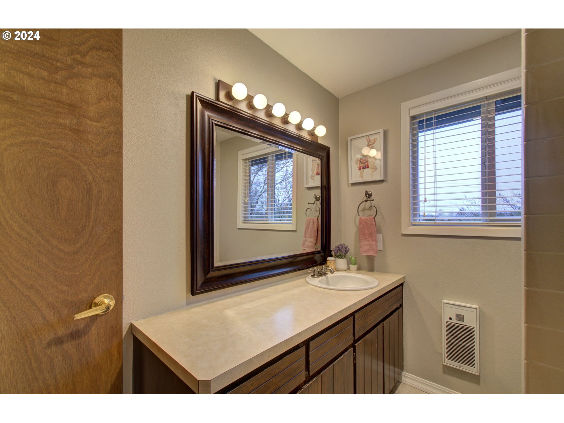 304 Northwest 8th Street Battle Ground, WA 98604 - Photo 26 of 35 a bathroom with a sink mirror and a bathtub