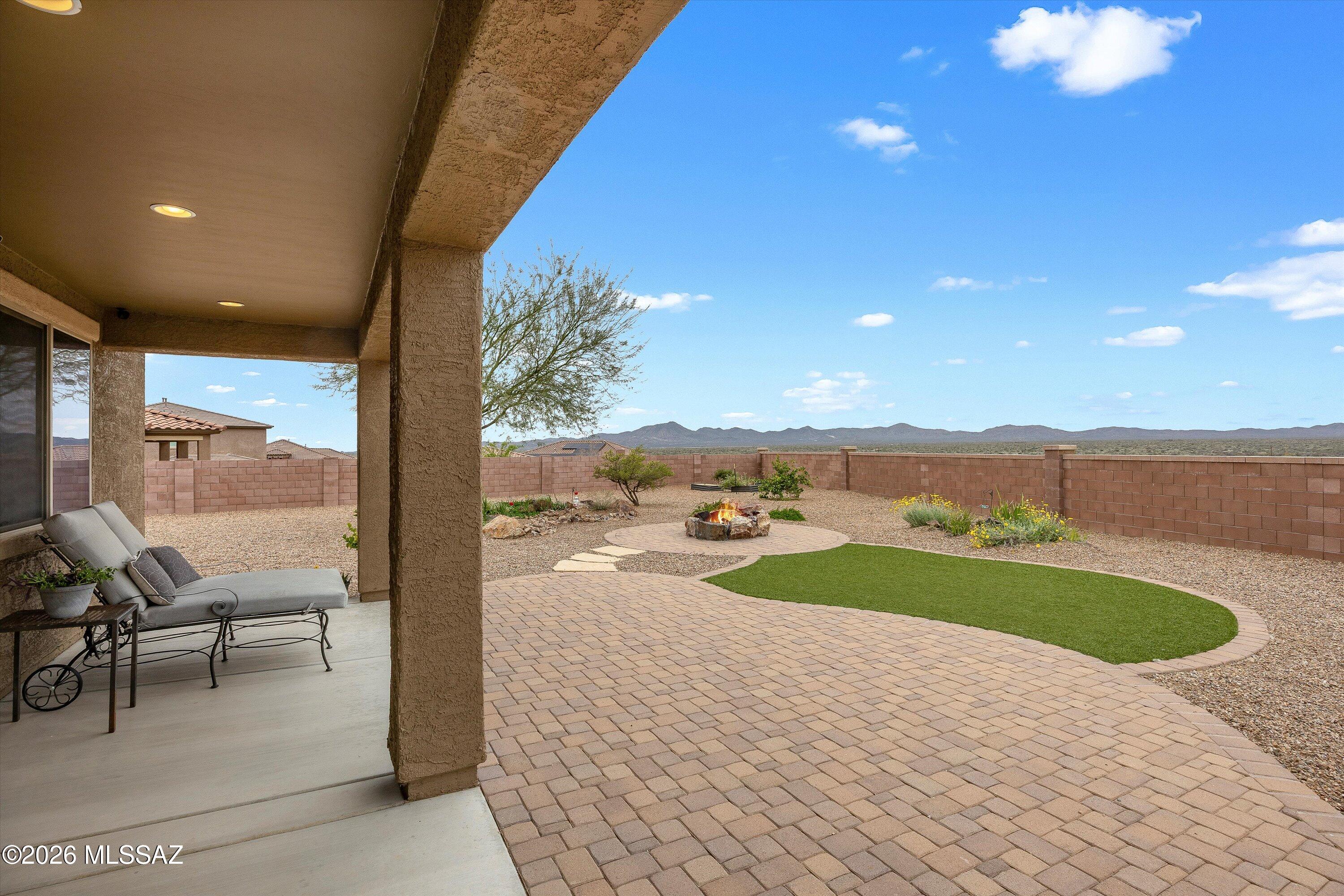 38754 South Running Roses Lane Tucson, AZ 85739 - Photo 37 of 46 37-Back Patio