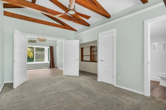 a view of steet with couch