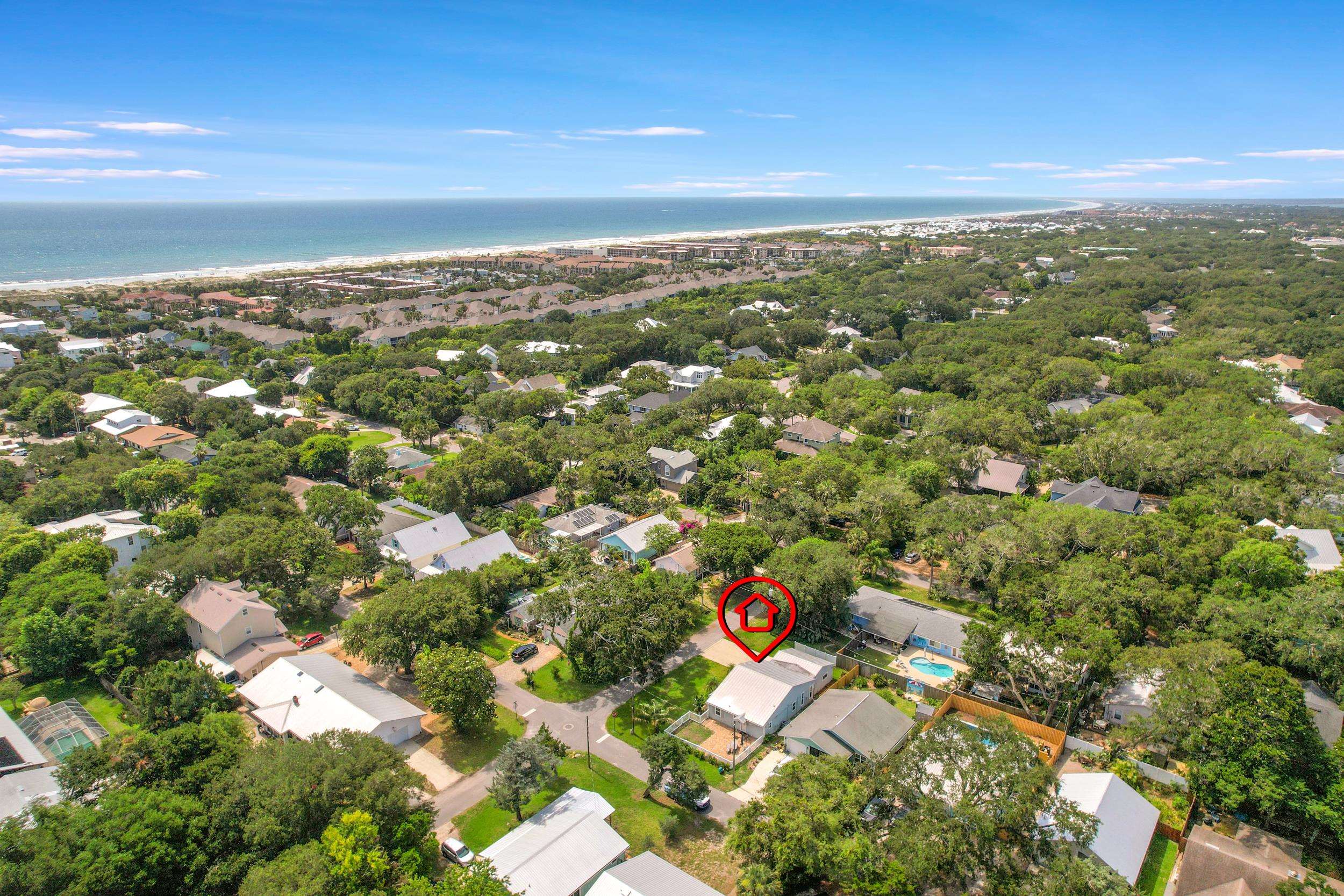 401 E Street St. Augustine, FL 32080 - Photo 5 of 36 a view of city and green space