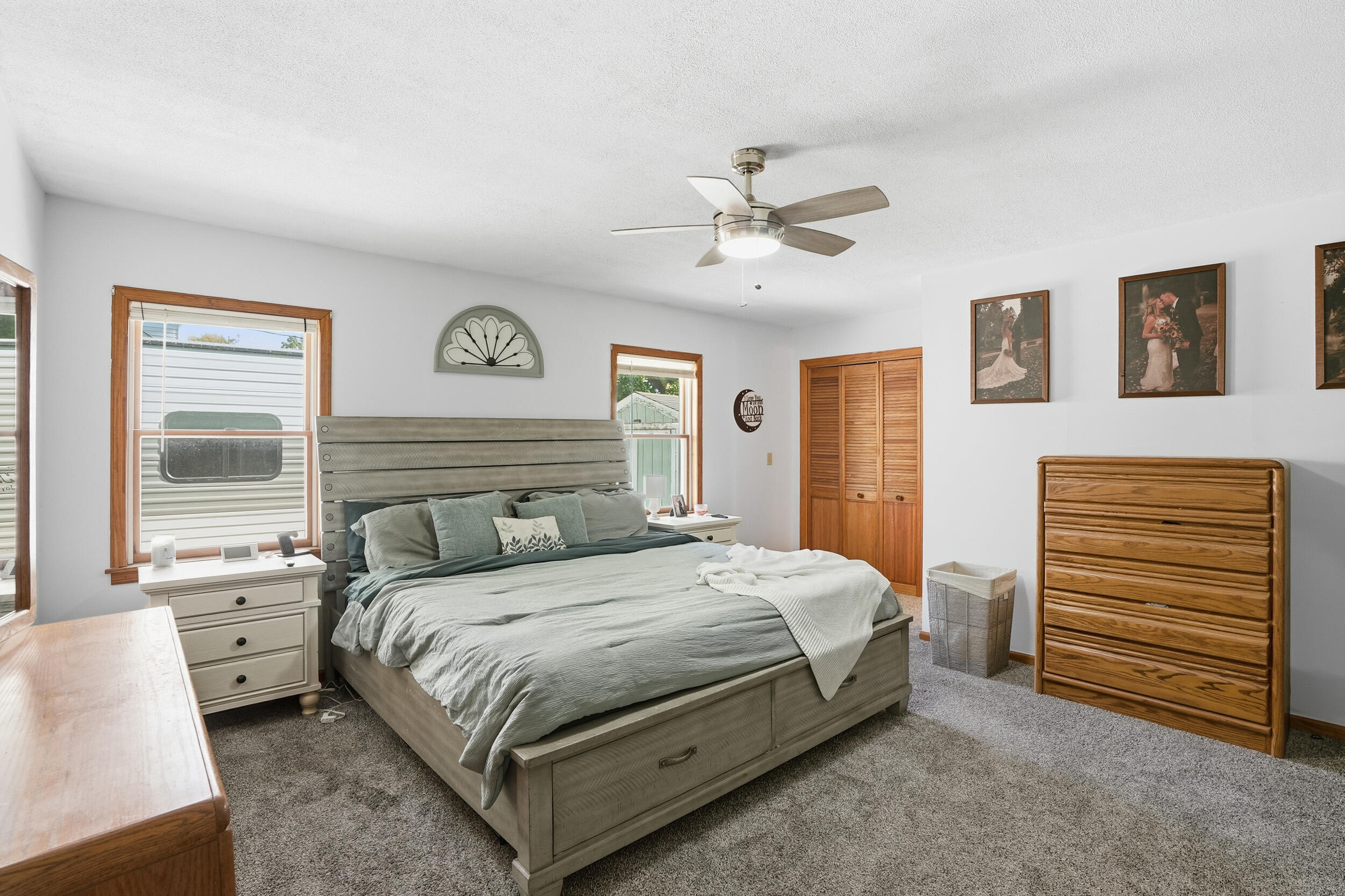705 East Grace Street Rensselaer, IN 47978 - Photo 10 of 32 a bedroom with a bed and a table