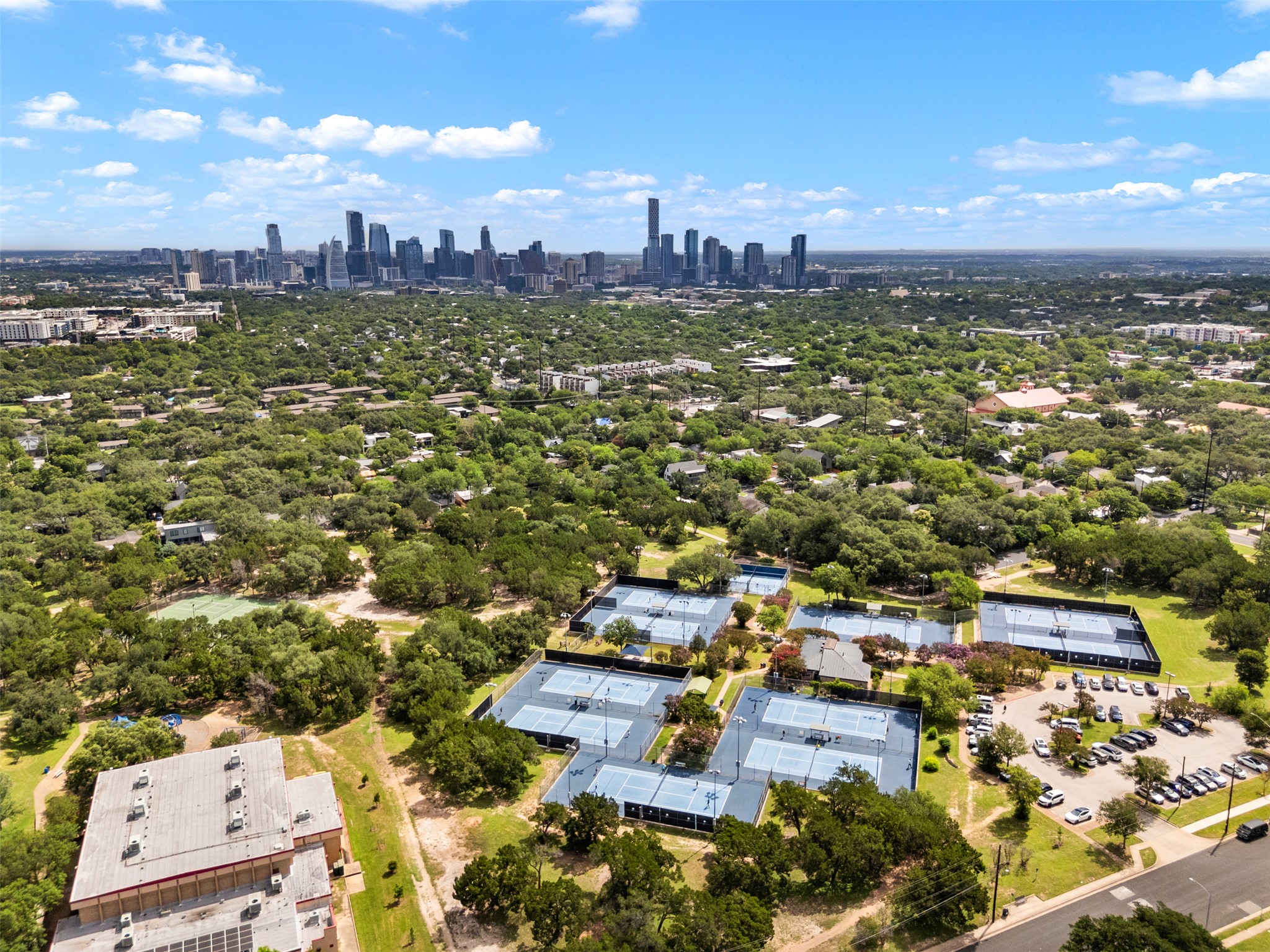 2804 Treble Lane, Unit 902 Austin, TX 78704 - Photo 31 of 31 an aerial view of a city with lots of residential buildings