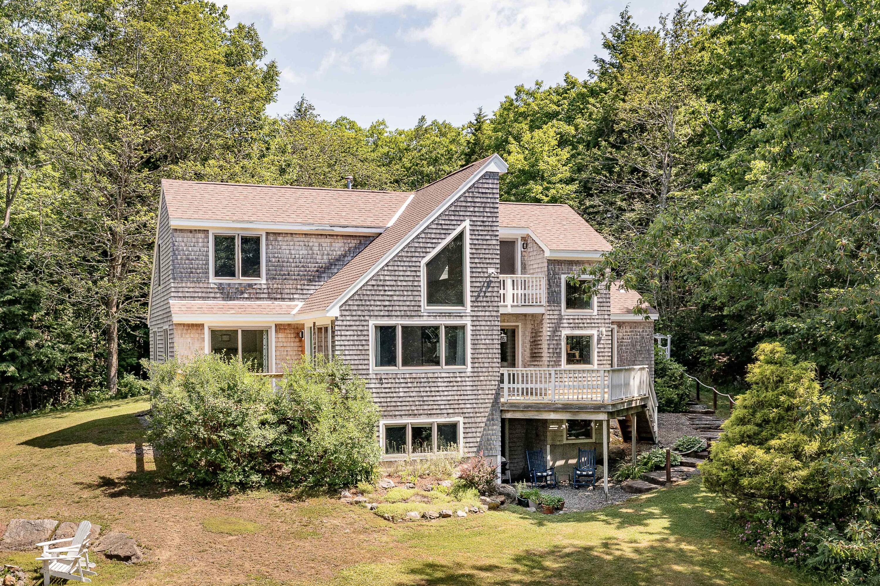 2 Springbrook Way Rockport, ME 04856 - Photo 1 of 93 Back of Home - Decks & Yard