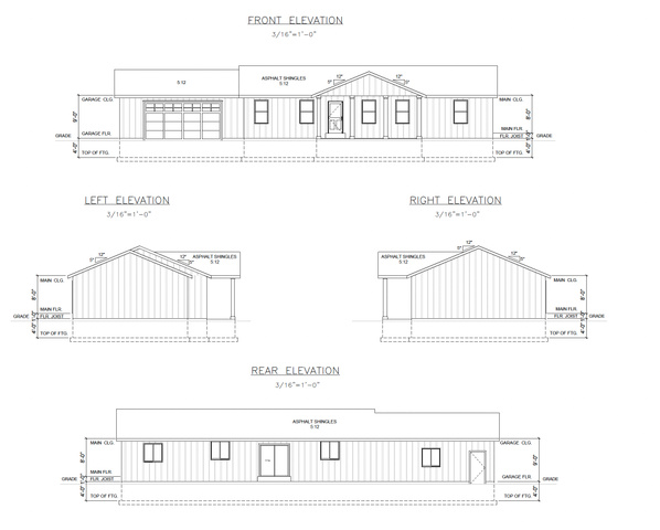 130 Pole Line Road, Unit 2 Roosevelt, UT 84066 - Photo 6 of 33 Architectural Elevations. Presenting the exterior views of the property from multiple perspectives