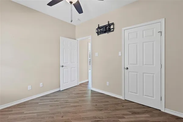 wooden floor in an empty room