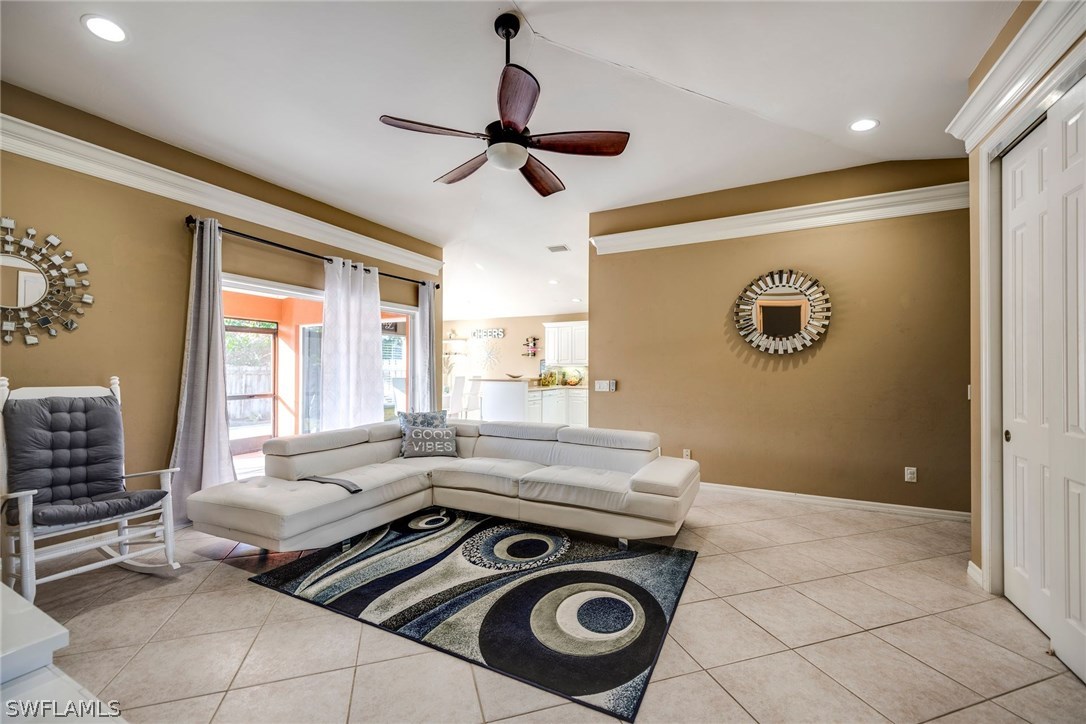 9036 Henry Road Fort Myers, FL 33967 - Photo 5 of 22 a bedroom with a bed and a window