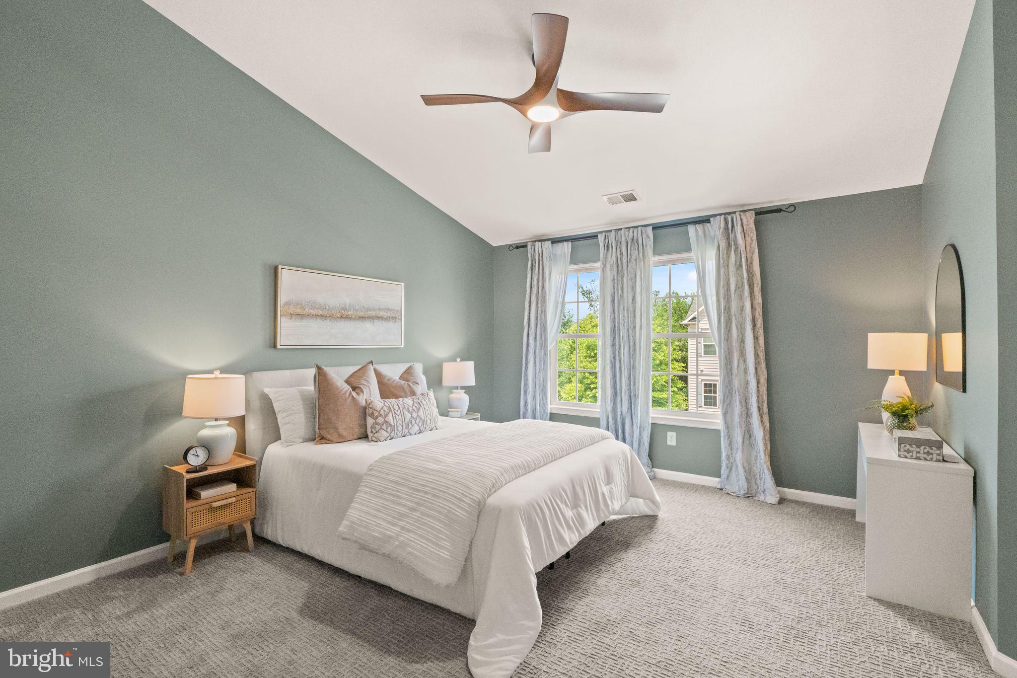 7015 Trek Way Gainesville, VA 20155 - Photo 22 of 56 Gorgeous primary suite with beautiful curtains