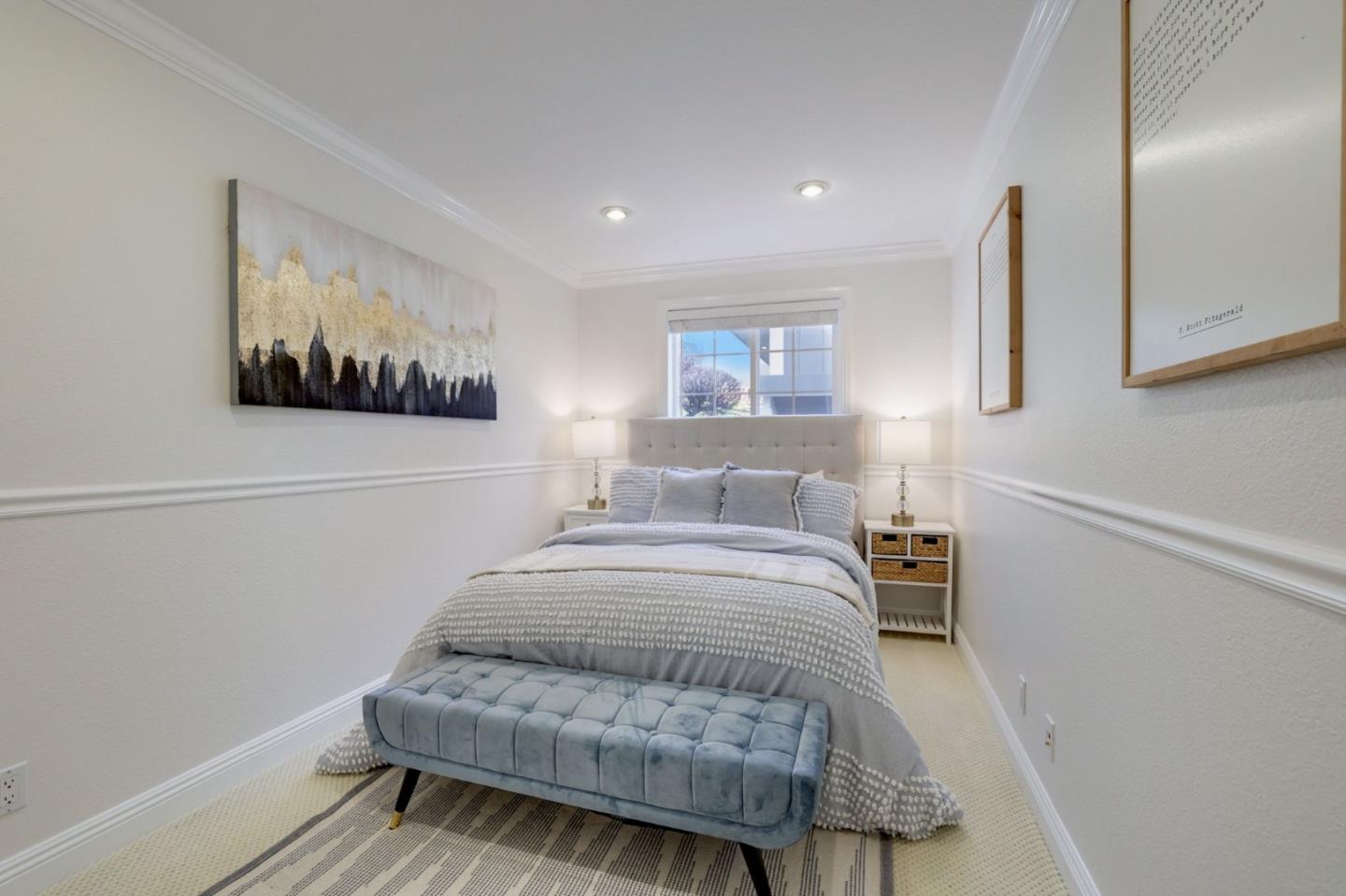 3303 Americus Drive San Jose, CA 95148 - Photo 23 of 51 a bedroom with a bed and a painting on the wall