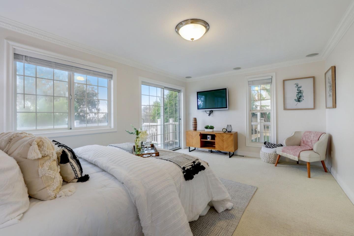 3303 Americus Drive San Jose, CA 95148 - Photo 27 of 51 a bedroom with furniture and large windows