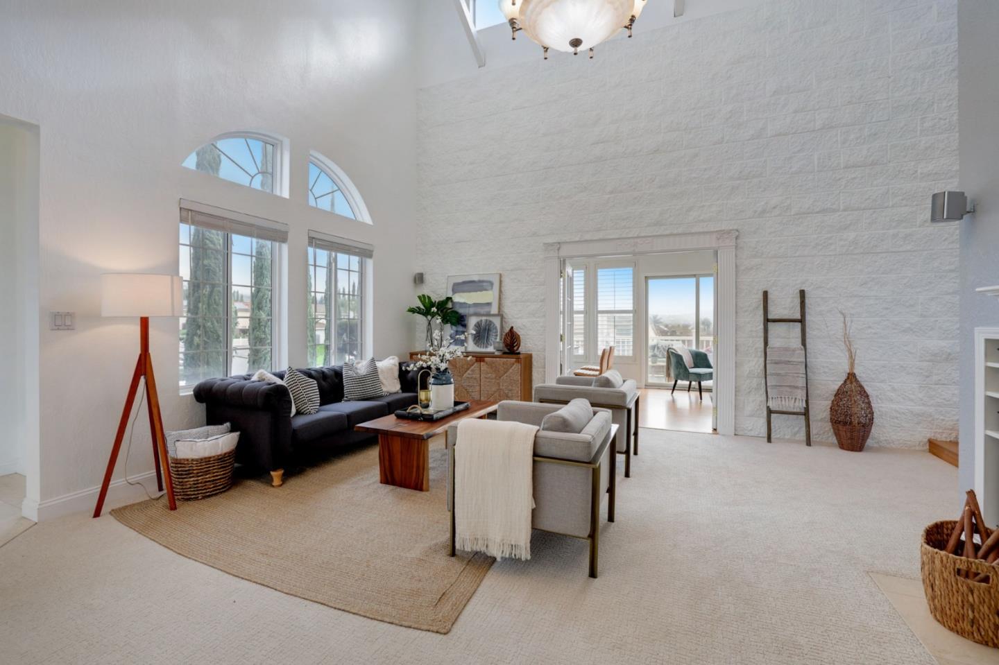 3303 Americus Drive San Jose, CA 95148 - Photo 4 of 51 a living room with fireplace furniture and a large window
