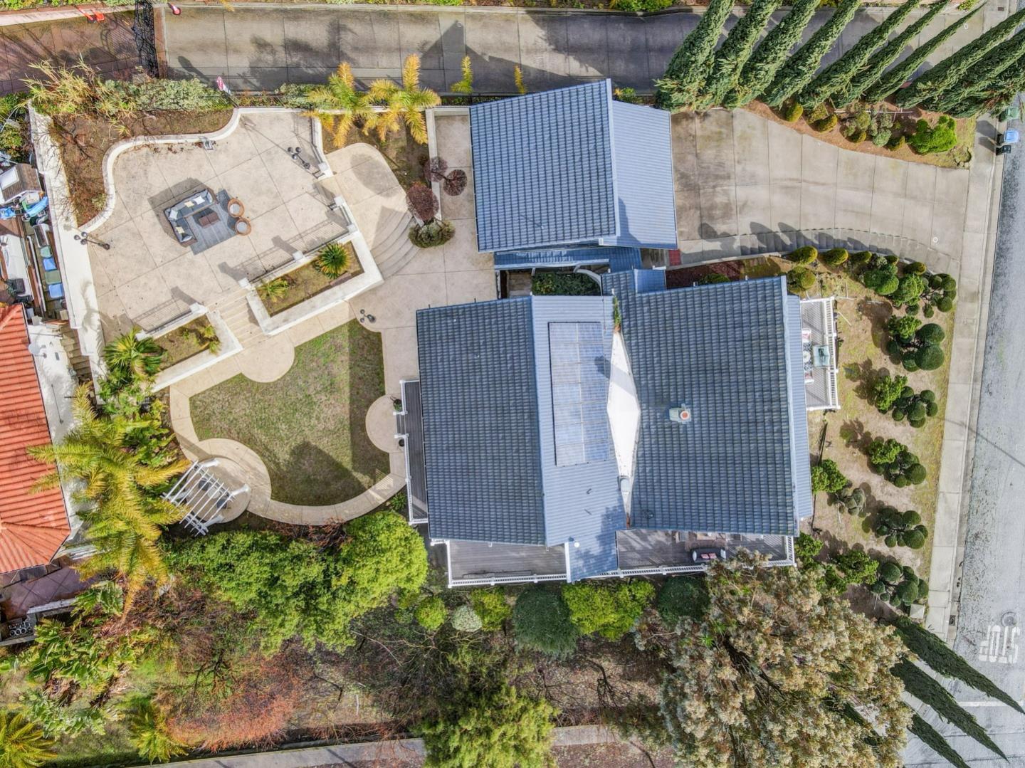 3303 Americus Drive San Jose, CA 95148 - Photo 49 of 51 a aerial view of a house with a garden