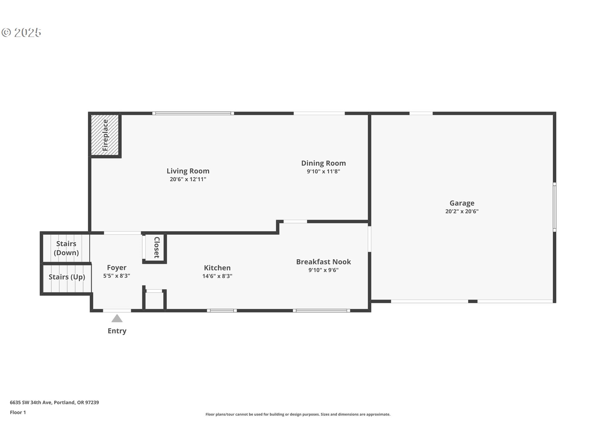 6635 Southwest 34th Avenue Portland, OR 97239 - Photo 31 of 33 Floor Plan