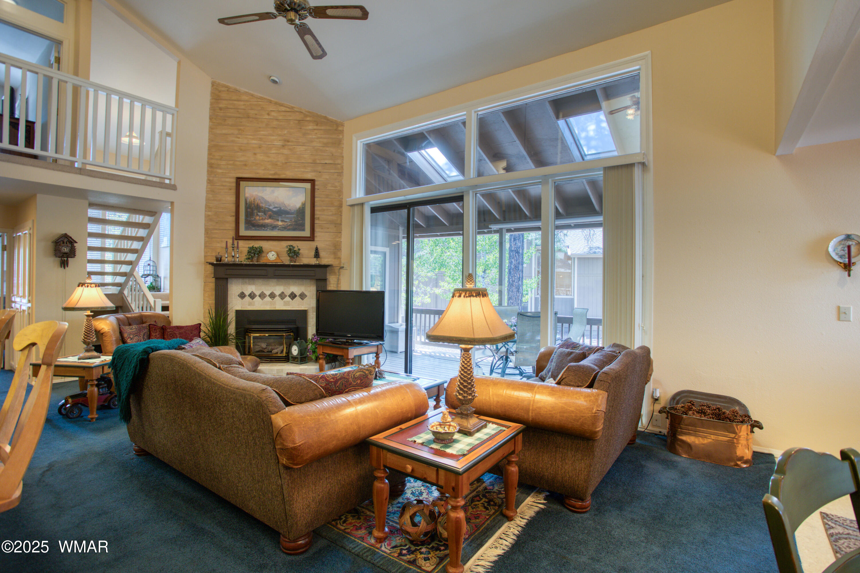 2836 Oak Circle Pinetop, AZ 85935 - Photo 5 of 35 Arcadia Doors from family room lead to Large Inviting Patio