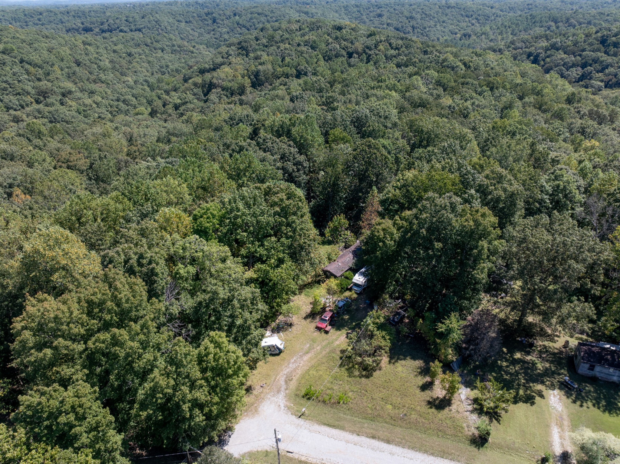 1028 Callahan Road White Bluff, TN 37187 - Photo 13 of 15 an aerial view of a house with a yard