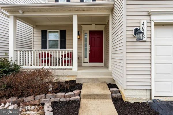 a view of a house with a small window